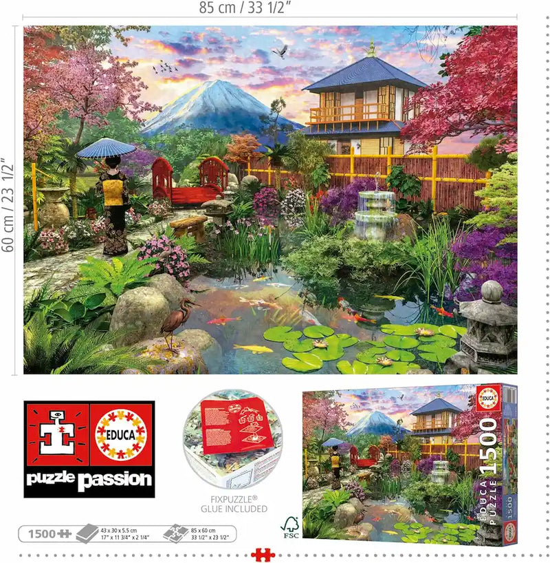 Puzzle Jardín Japonés 1500 Piezas Educa Borrás