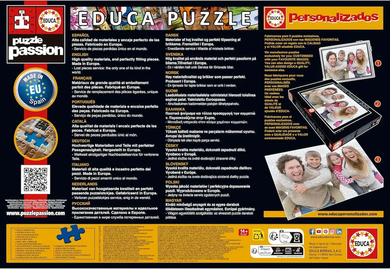 Puzzle Mapamundi Político 3000 Piezas Educa Borrás