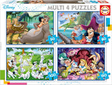 Multi 4 Puzzle Clásicos Disney