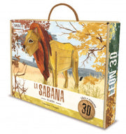La sabana El león libro modelo 3D Sassi Junior