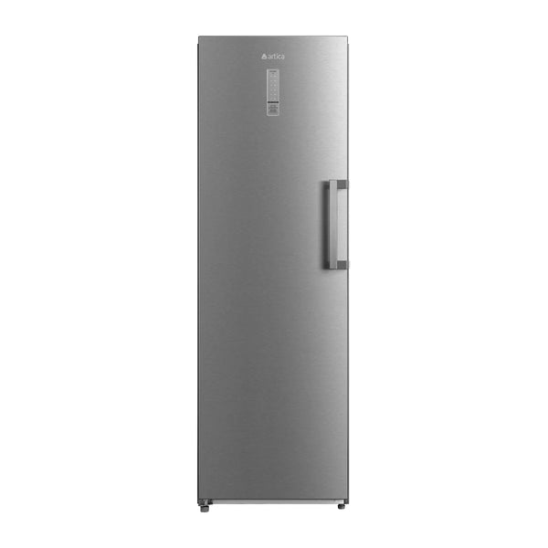 Congelador vertical Artica AFCV185X inox de 272 litros, vista frontal