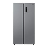 Alt Text 1:
Frigorífico combi Artica AFEA17689F553I de 553 litros en acero inoxidable con dispensador de agua integrado en la puerta y pantalla digital de control

Alt Text 2:
Frigorífico Artica No Frost de dos puertas independientes, 176 cm de altura y 90 cm de ancho, acabado inoxidable con dispensador de agua exterior

Alt Text 3:
Interior espacioso del frigorífico Artica AFEA17689F553I mostrando los 4 estantes ajustables, cajones para verduras, botellero y compartimentos de puerta con iluminación LED
