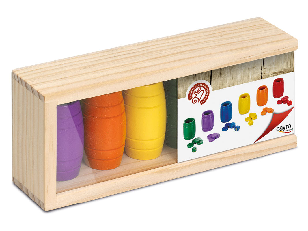Accesorios Parchís 6 Jugadores de Madera Cayro