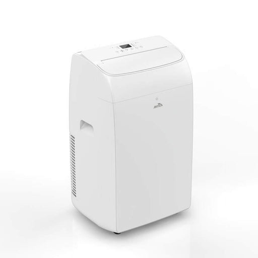 Aire acondicionado portátil Artica blanco frontal con panel de control
