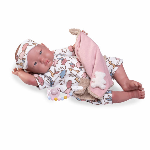 Mi Primer Reborn Alejandra pijama con antifaz — Muñecas Antonio Juan, ref. 81388 (vista 2)