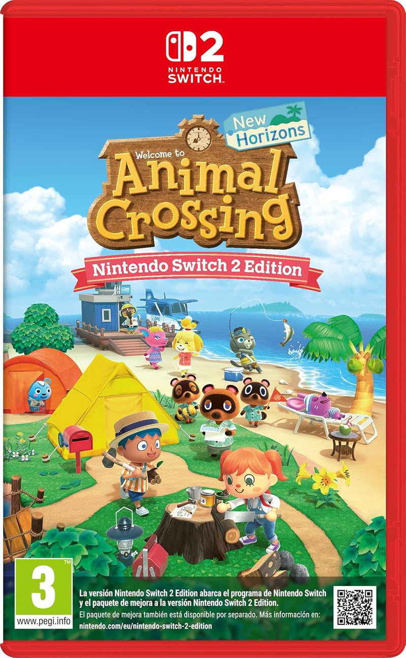 Animal Crossing New Horizons Nintendo Switch 2 - Caja del juego versión española
