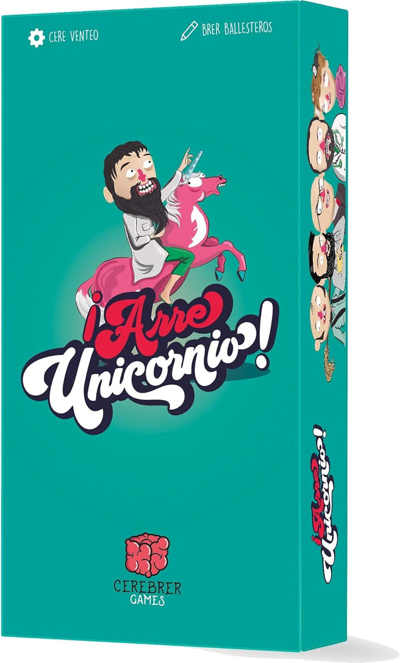 Arre Unicornio juego de cartas party con roles ocultos para 4-8 jugadores
