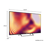 Medidas del televisor Genium GTV65UHD: 1444,5 x 892,8 x 258 mm