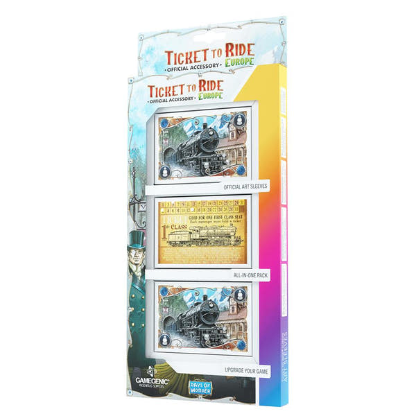 Asmodee Aventureros al Tren Europa Art Sleeves
