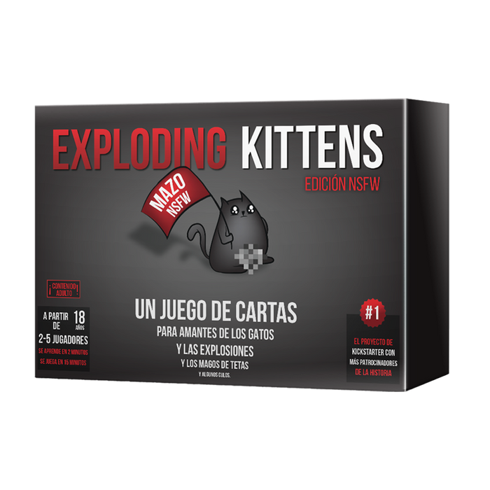 Asmodee Exploding Kittens NSFW (+18) (ASMODEE-EKEK02ES)