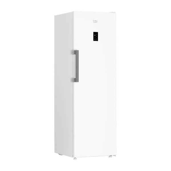 Congelador vertical Beko B3RFNE314W blanco de 286 litros, vista frontal