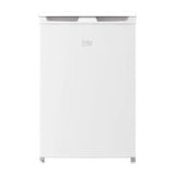 Congelador vertical Beko FNE1074N blanco de 86 litros, vista frontal