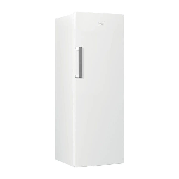 Congelador vertical Beko RFNE290L41WN blanco de 256 litros, vista frontal