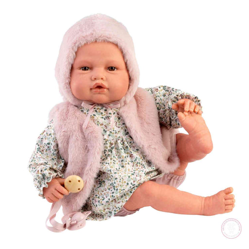 Baby Love con conjunto romántico y capucha
