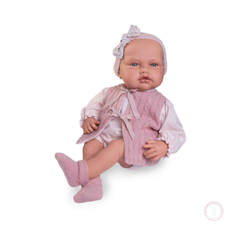 Babydoo posturitas con chaleco. Cuerpo flexible — Muñecas Antonio Juan, ref. 18311 (vista 2)