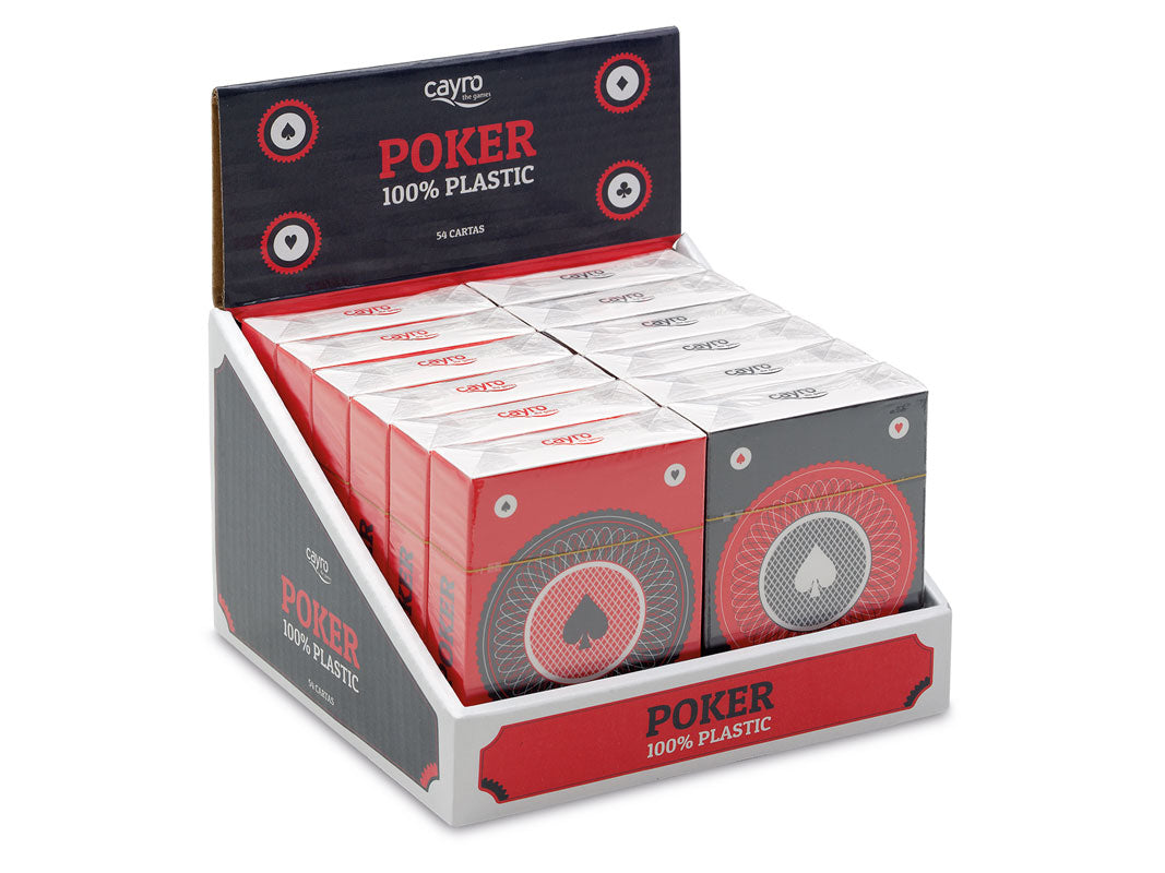 Baraja Póker 100% Plástico Cayro