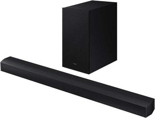 Barra de sonido Samsung HW-B650D 3.1 370W en negro con subwoofer inalámbrico y tecnología Dolby Audio
