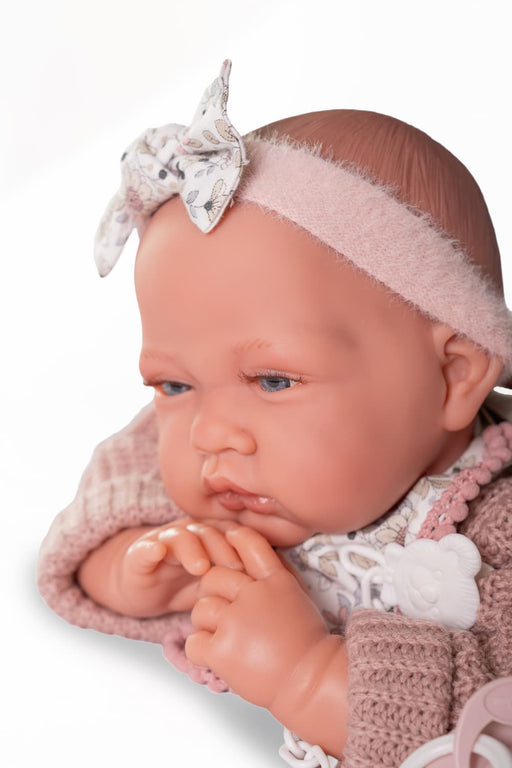 Recién Nacida Lúa con Babero — Muñecas Antonio Juan, ref. 33390 (vista 2)