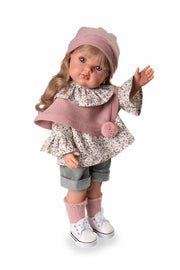 Bella 45 cm gorro y capa
