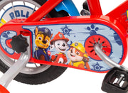 Bicicleta Toimsa Paw Patrol 14 pulgadas infantil niños ruedines apoyo
