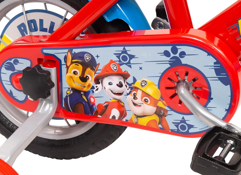 Bicicleta Toimsa Paw Patrol 14 pulgadas infantil niños ruedines apoyo

