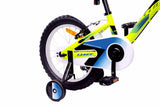 Bicicleta UMIT Alice 16 pulgadas verde con cesta delantera para llevar juguetes, ruedas de apoyo desmontables y diseño femenino perfecto para paseos seguros y divertidos
