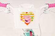 Bicicleta infantil Peppa Pig Toimsa con cesta delantera ruedines seguridad
