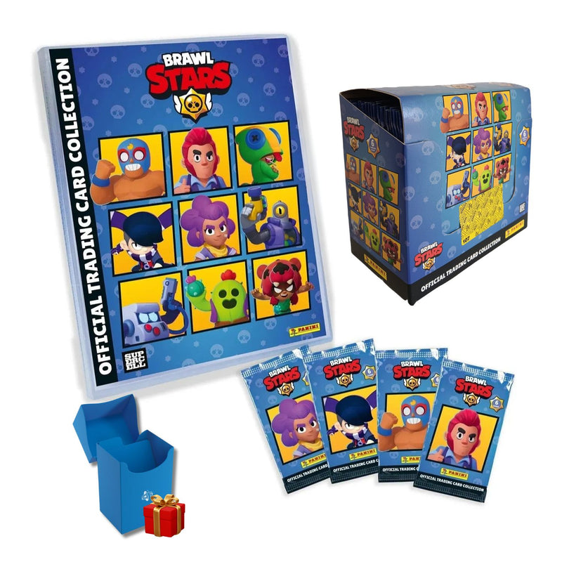 Panini Pack Brawl Stars Temporada 2 - Megapack + Caja 50 Sobres + Regalo