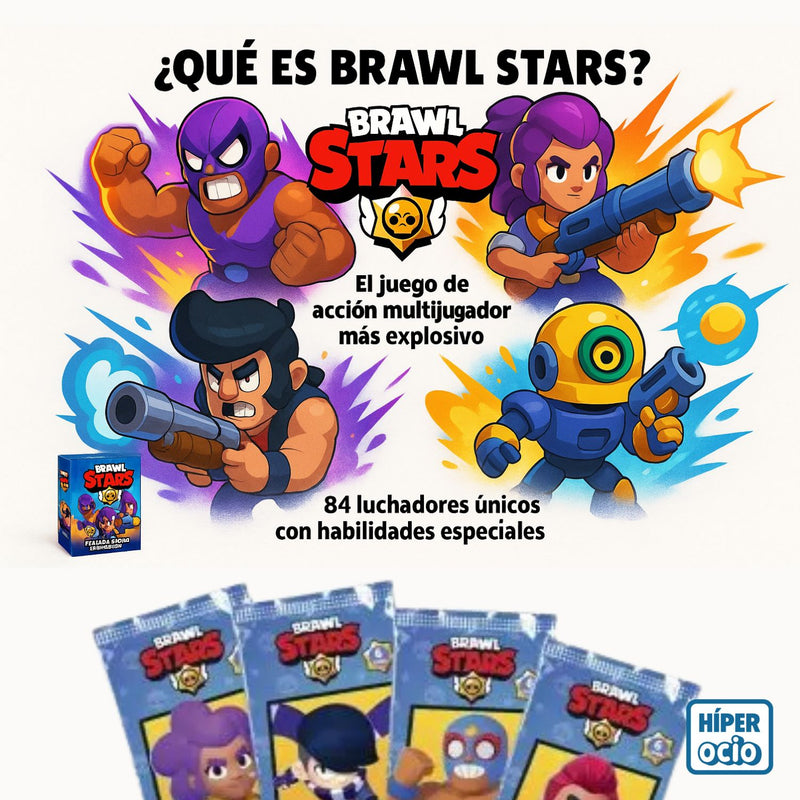 Panini Pack Brawl Stars Temporada 2 - Megapack + 8 Sobres + Regalo