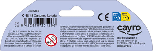 Cartones de Lotería Cayro, imagen 2