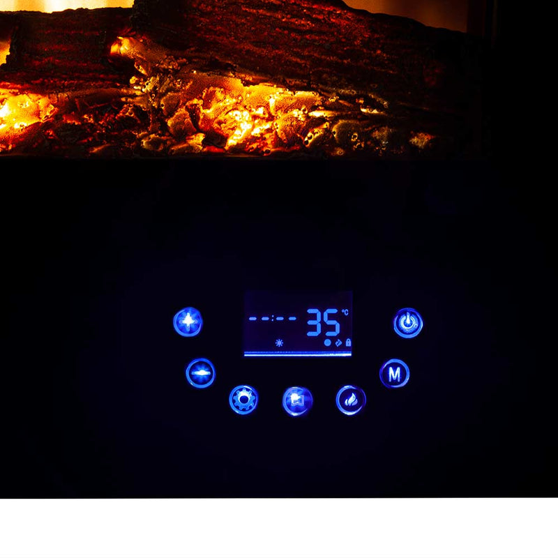 Orbegozo CM 8000 Chimenea Eléctrica 1800W Efecto Fuego Real - foto 3