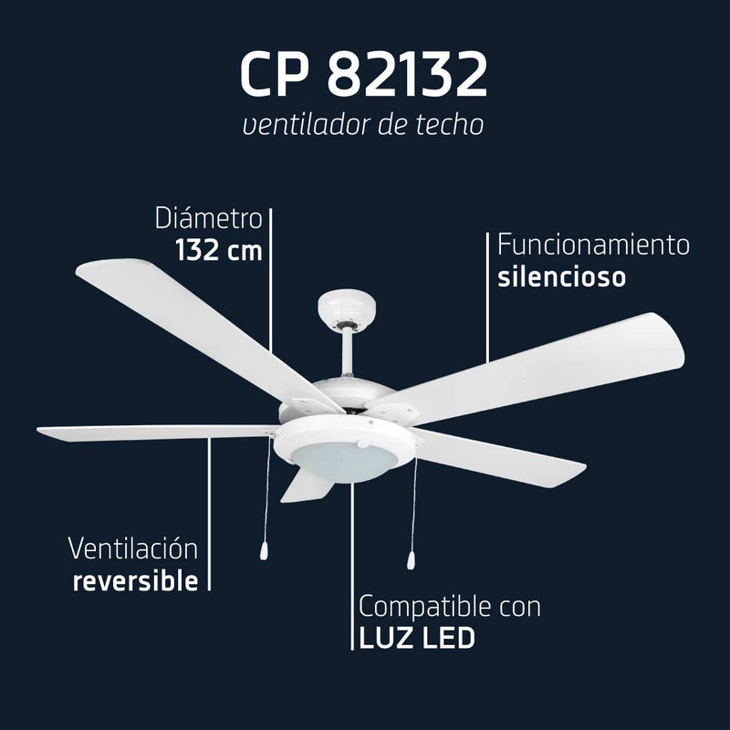 Orbegozo CP 82132 Ventilador de Techo Ø132 cm · 60 W