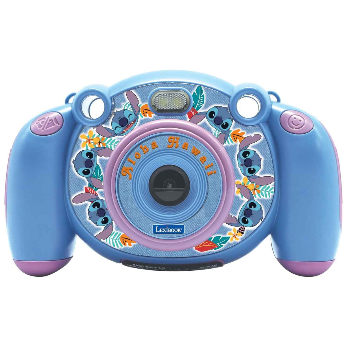 Cámara fotográfica para niños Lexibook Stitch con efectos especiales y marcos divertidos incluidos
