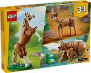 Caballo LEGO 31166 en postura erguida sobre patas traseras, midiendo 23x24x8 cm, perfecto para decoración y juego creativo para niños +9 años

