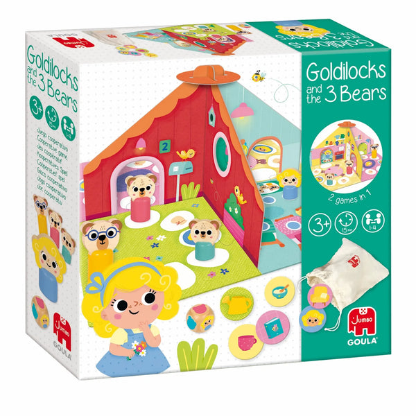 Caja Goula Ricitos de Oro y los Tres Osos, juego educativo cooperativo desde 3 años
