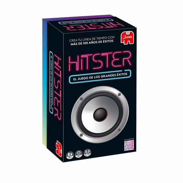 Caja Hitster de Jumbo, juego musical de 100 años de éxitos con app y código QR para Spotify
