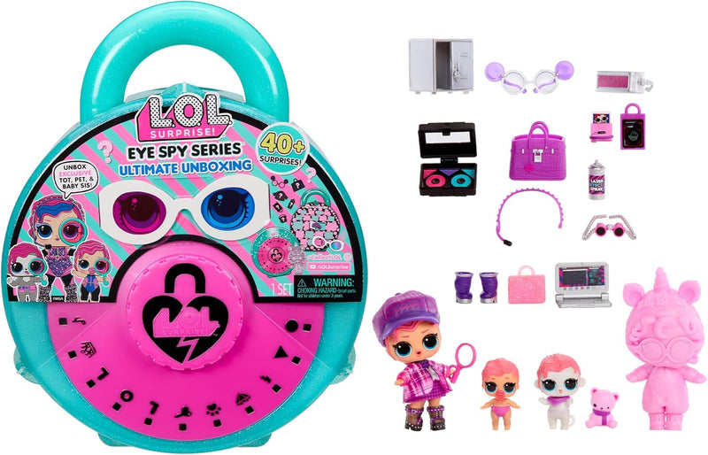Caja L.O.L. Surprise Eye Spy Ultimate Unbox con múltiples sorpresas y muñecas exclusivas de MGA Entertainment