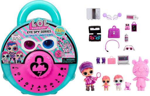Caja L.O.L. Surprise Eye Spy Ultimate Unbox con múltiples sorpresas y muñecas exclusivas de MGA Entertainment