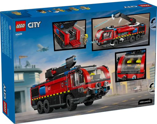 Caja LEGO City Camión Bomberos Aeroportuario ref 60499 con 691 piezas
