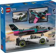 Caja LEGO City Jet vs Coche ref 60489 con 259 piezas avión y supercoche
