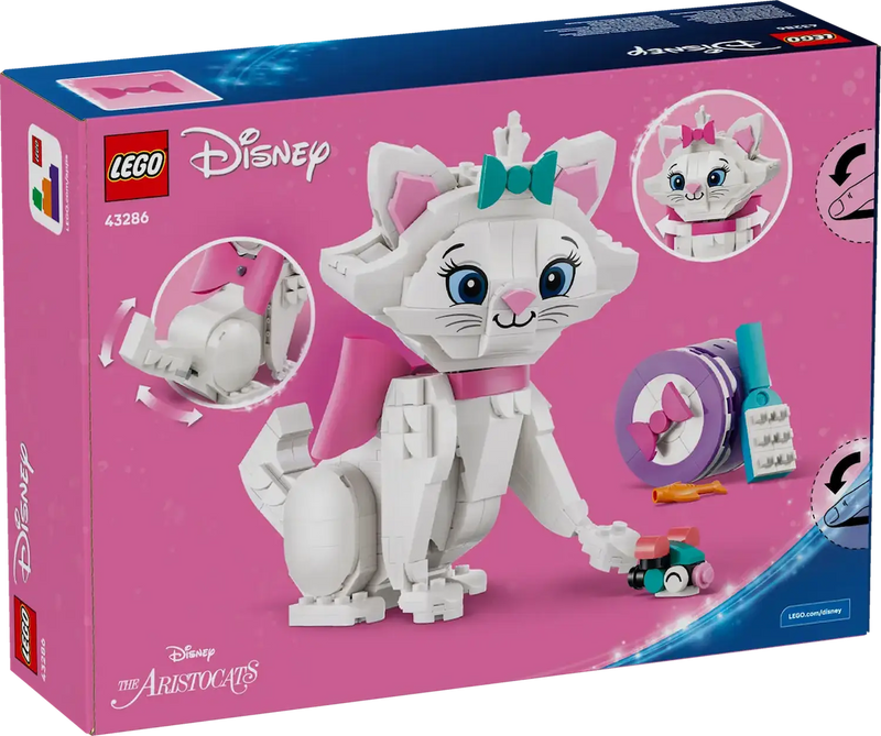 Caja LEGO Disney Los Aristogatos Adorable Marie ref 43286 con 369 piezas
