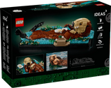 Caja LEGO Ideas 21366 Nutrias Marinas Flote 1234 piezas
