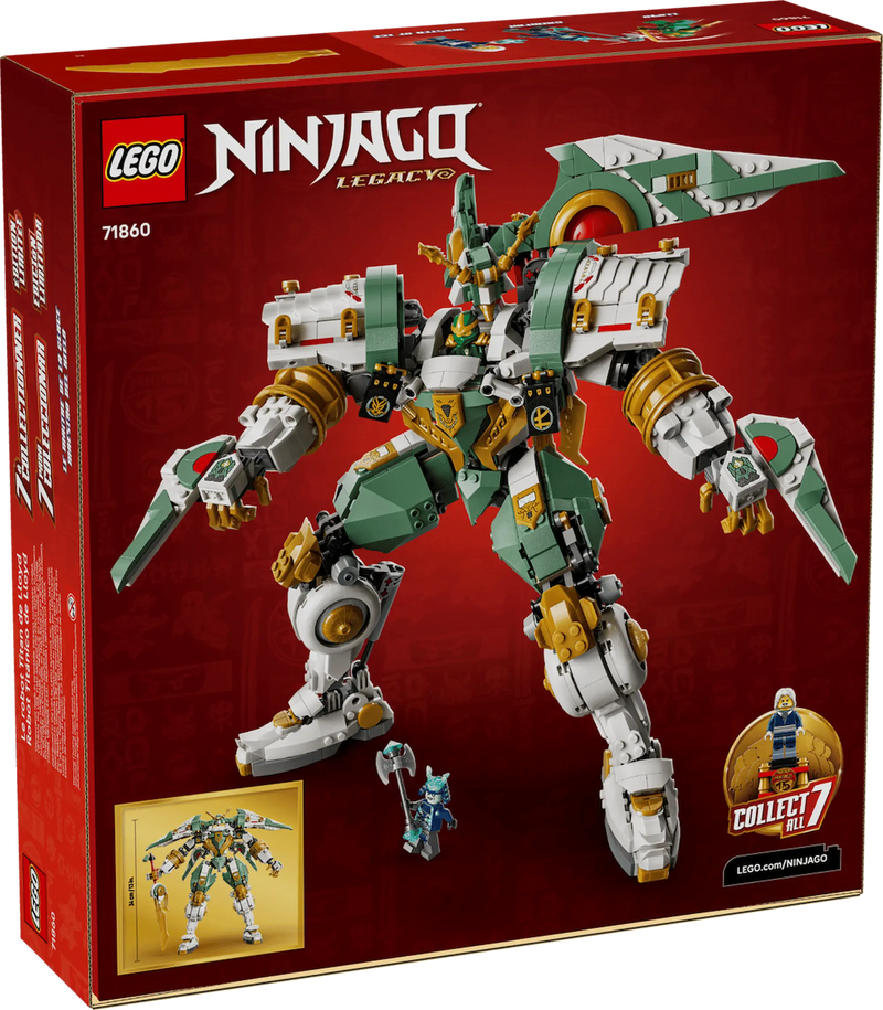 Caja LEGO NINJAGO 71860 Titán Robot Lloyd 15 Aniversario 1293 piezas
