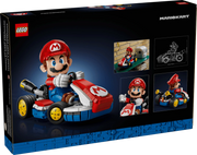 Caja LEGO Super Mario 72037 Mario Kart con 1972 piezas, kart estándar rojo y figura Mario
