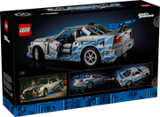 Caja LEGO Technic 42210 Nissan Skyline GT-R R34 Fast & Furious con 1410 piezas y función derrape
