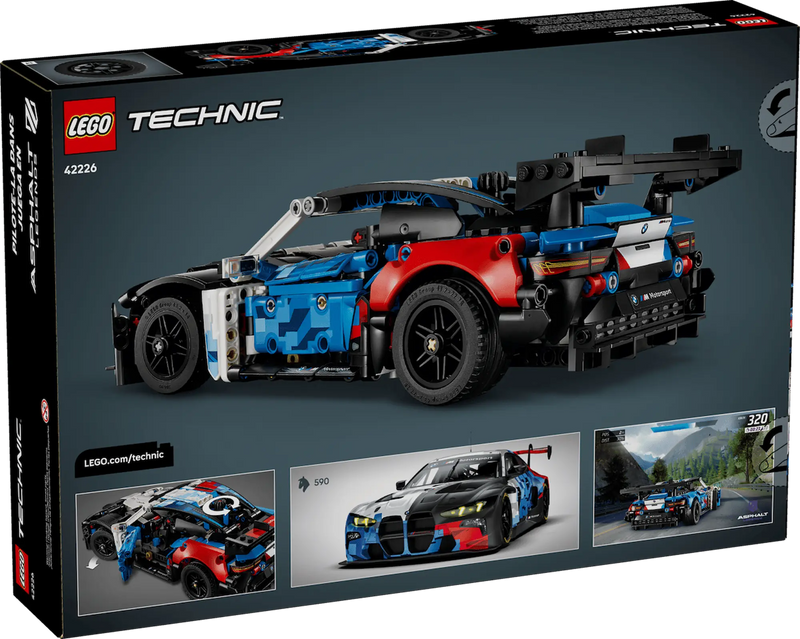 Caja LEGO Technic 42226 BMW M4 GT3 EVO 747 piezas carreras
