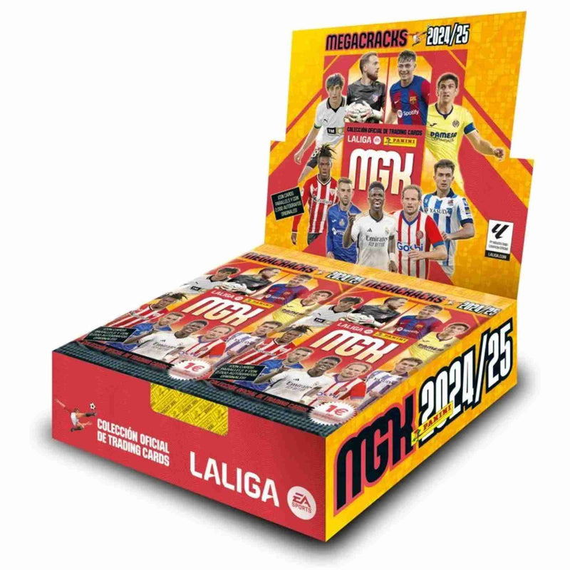 Caja Panini Megacracks 2024-25 con 24 sobres
