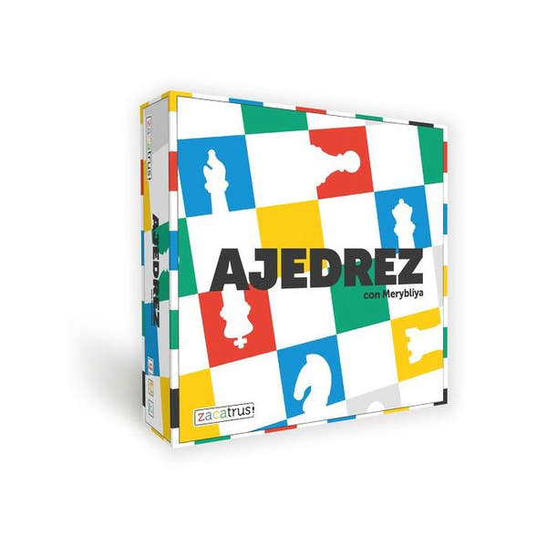 Caja de Ajedrez con Merybliya abierta mostrando tablero y materiales.
