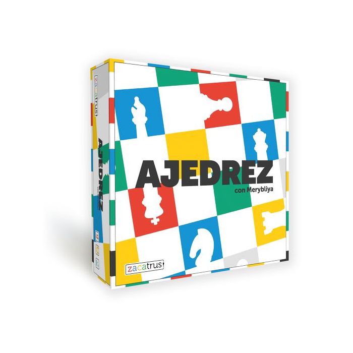 Caja de Ajedrez con Merybliya abierta mostrando tablero y materiales.
