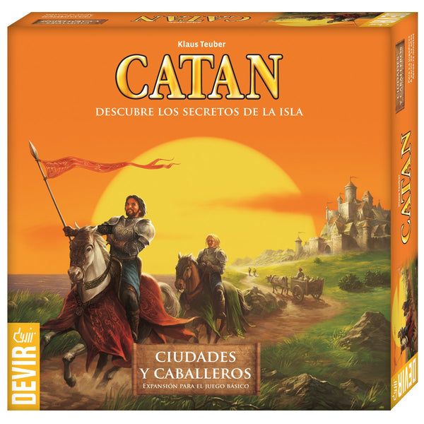 Caja del juego Catan Ciudades y Caballeros de Devir